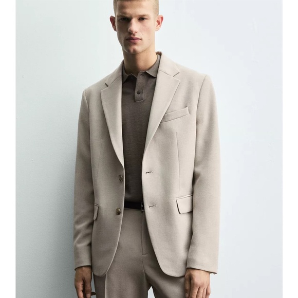 Zara Man NWT slim fit suit blazer 4425/909